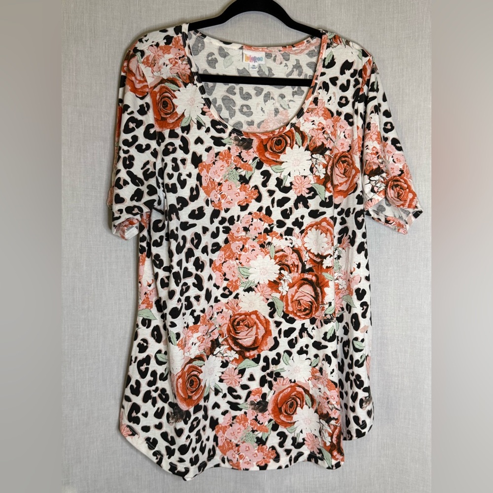 LuLaRoe Multicolor Patterned MorganTop